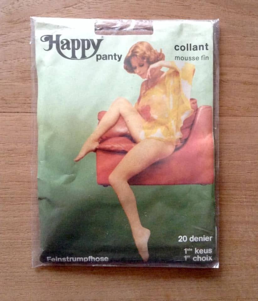 Collants vintage Happy Panty - Modèle Palma 20D - Neuf S/M, Neuf, Enlèvement ou Envoi, Taille 40/42 (M), Happy Panty