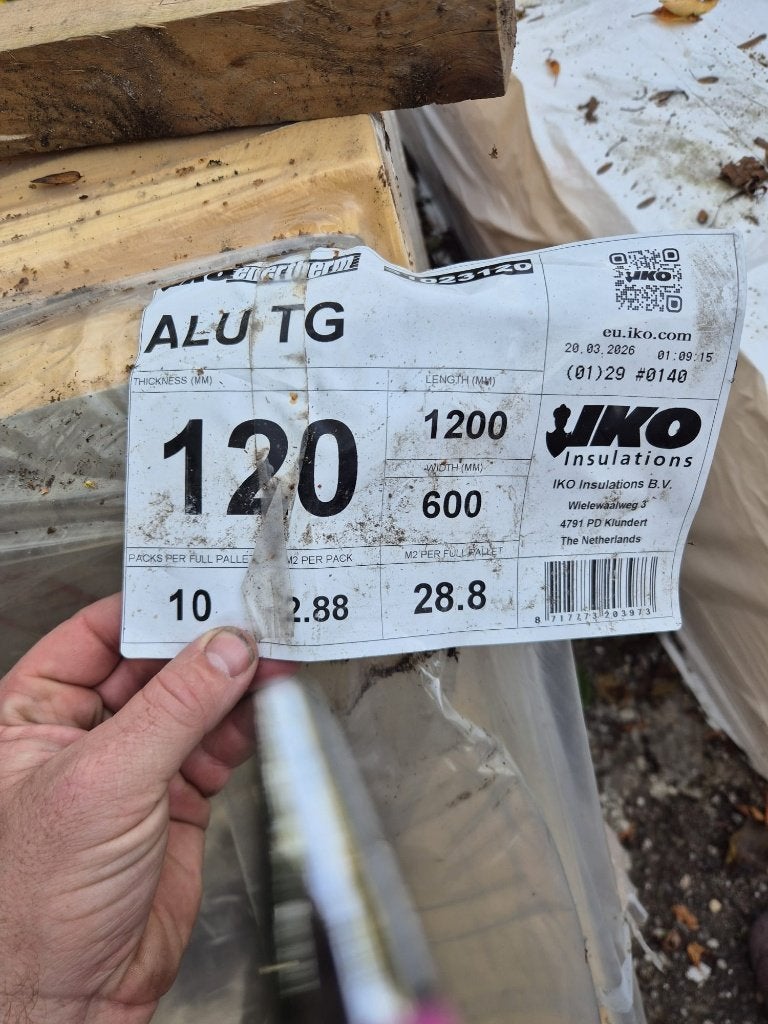 PIR isolatie platen, Doe-het-zelf en Bouw, Ophalen, 4 tot 8 cm, Vloerisolatie, Nieuw