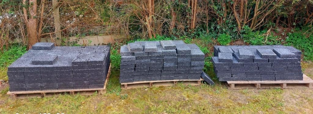 25 m² zwarte klinkers (Megamar Quinta) – €395 – NIEUW!, Enlèvement, Neuf, Briques