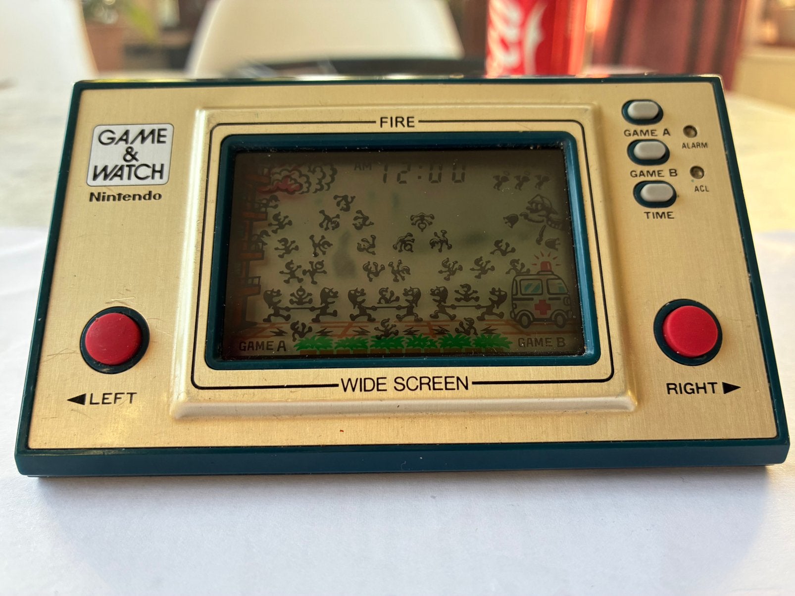 Nintendo Game&Watch Fire Gold FR-27 1981, Games en Spelcomputers, 1 speler, Ophalen of Verzenden, Gebruikt