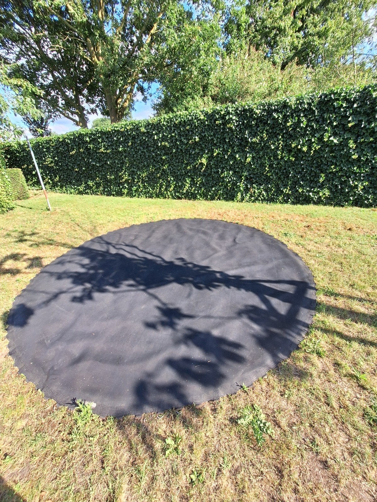 Springmat trampoline, Ophalen