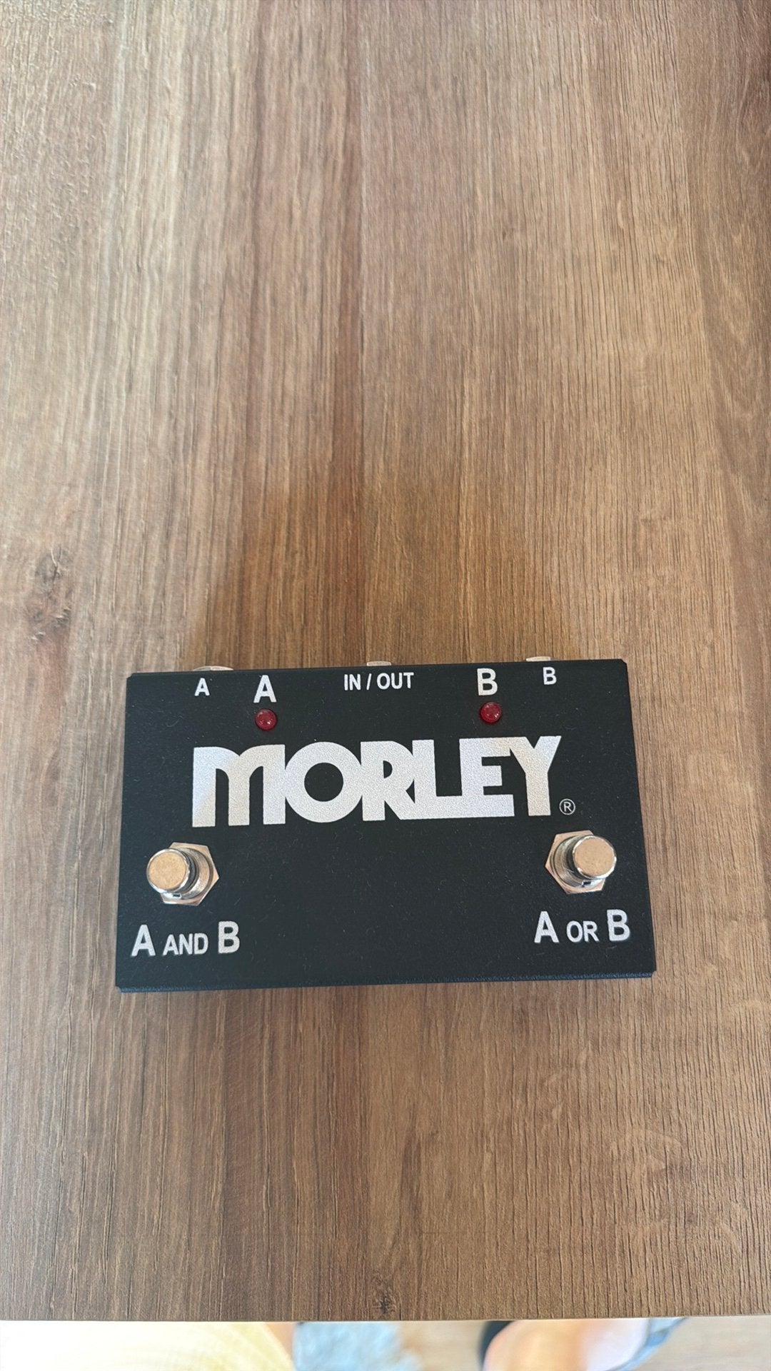 AB switch morley / Morley ABY signaalsplitter, Muziek en Instrumenten, Ophalen of Verzenden, Zo goed als nieuw