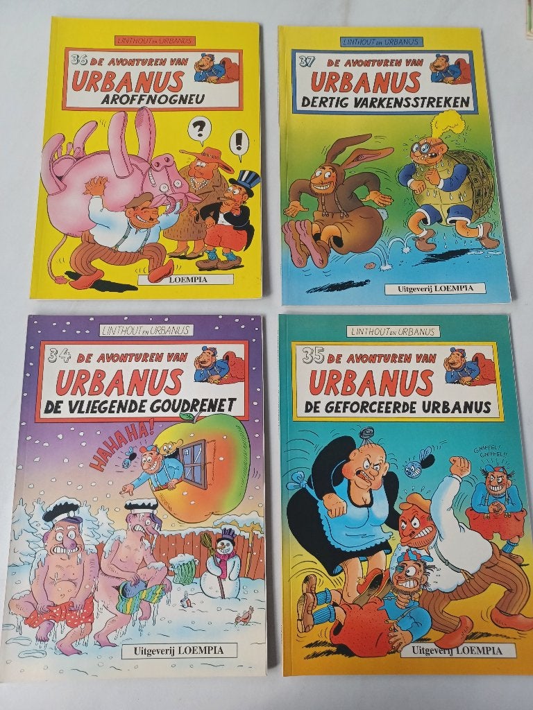 Urbanus 20 nummers eerste druk range 34-61, Plusieurs BD, Enlèvement ou Envoi, Comme neuf, Linthout en Urbanus