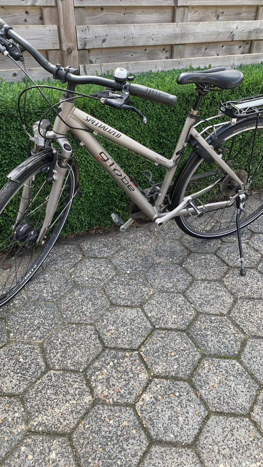 Sportieve damesfiets, Ophalen