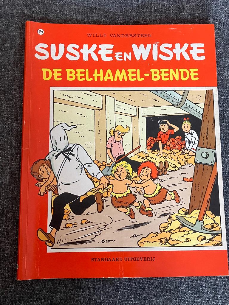 Suske en Wiske - 189 - De belhamel-bende, Boeken, Eén stripboek, Ophalen of Verzenden, Gelezen, Willy Vandersteen