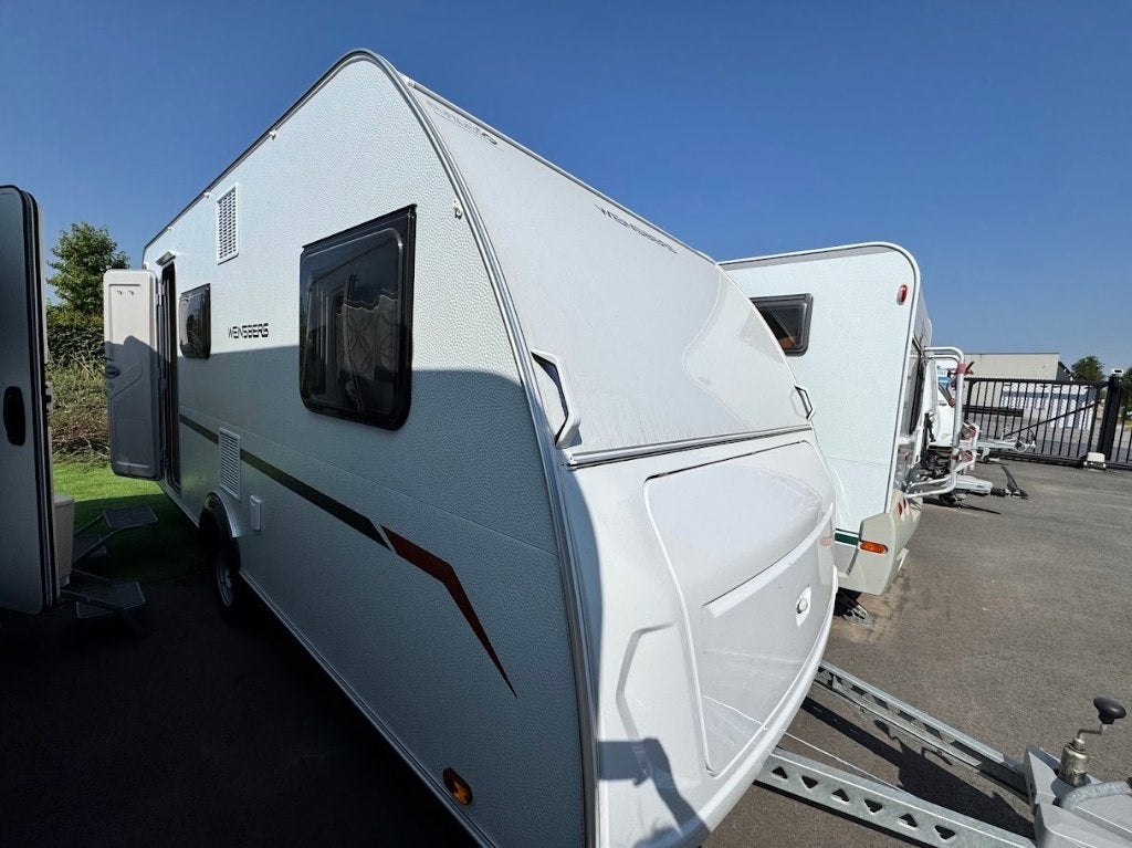 Weinsberg Caracito 470 QDK met mover,voortent,airco,luifel, Jusqu'à 4, 6 à 7 mètres, Poêle, Entreprise