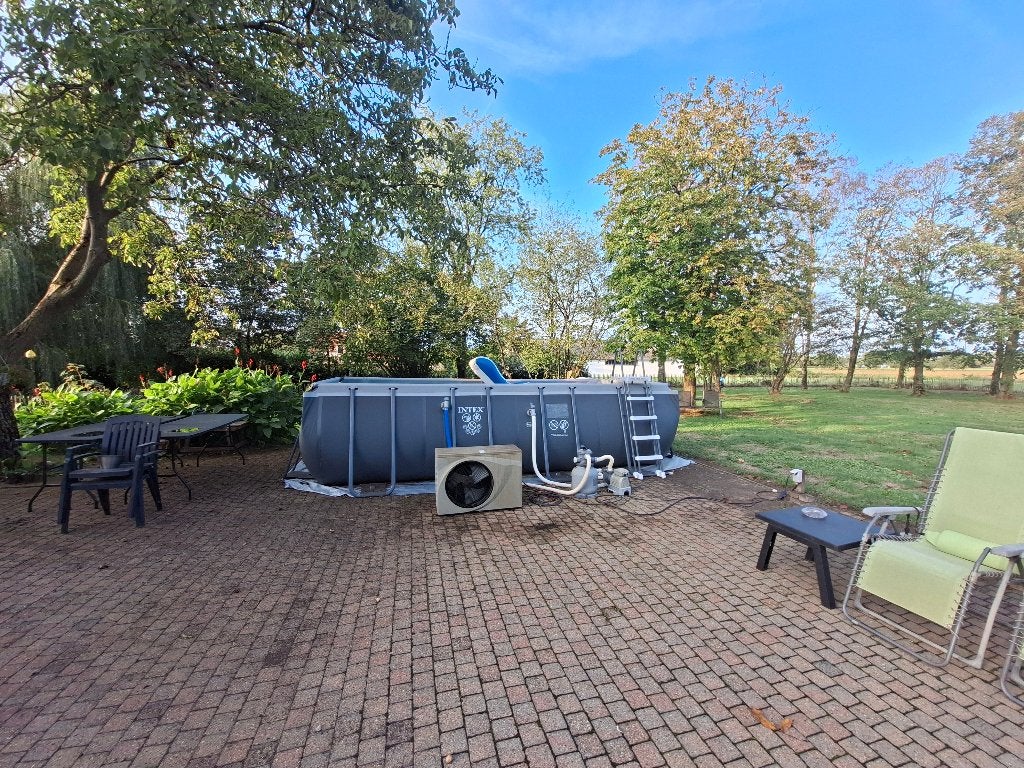 Zwembad met warmtepomp, Ophalen, Gebruikt, 200 tot 300 cm, Rechthoekig