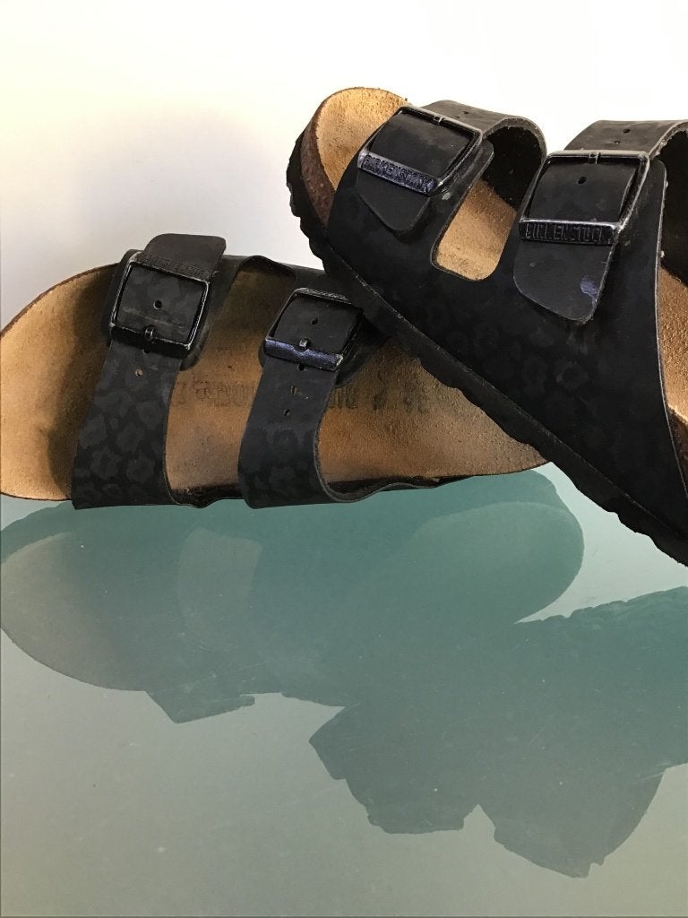 Birkenstock 36 | Arizona zwarte slippers | Gratis verzenden, Slippers, Verzenden, Zwart, Zo goed als nieuw