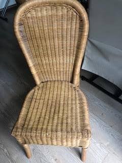 rotan stoel(enset), Ophalen, Gebruikt, Bruin, Natuurlijk