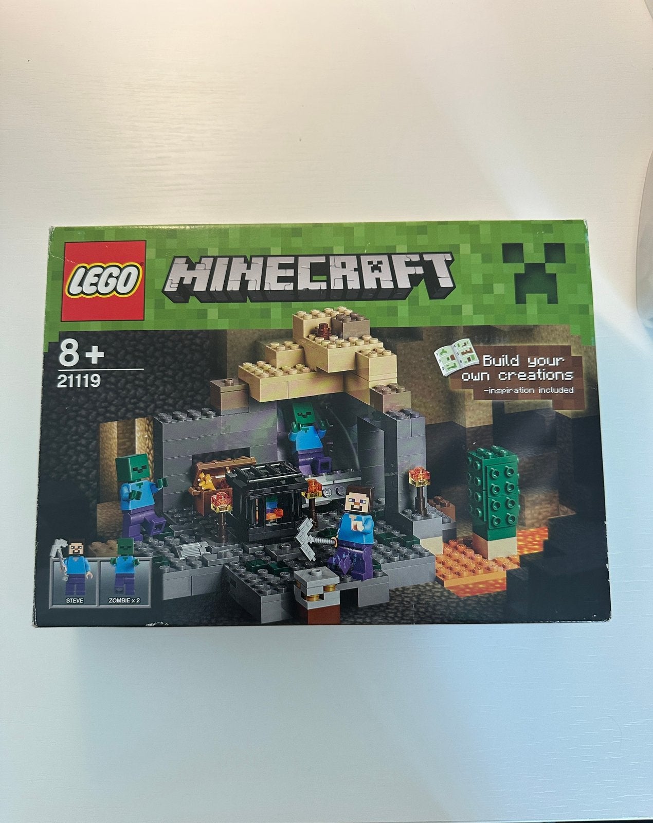 LEGO Minecraft The Dungeon 21119 — complet avec boîte, Enlèvement ou Envoi, Minecraft, Lego, Ensemble complet