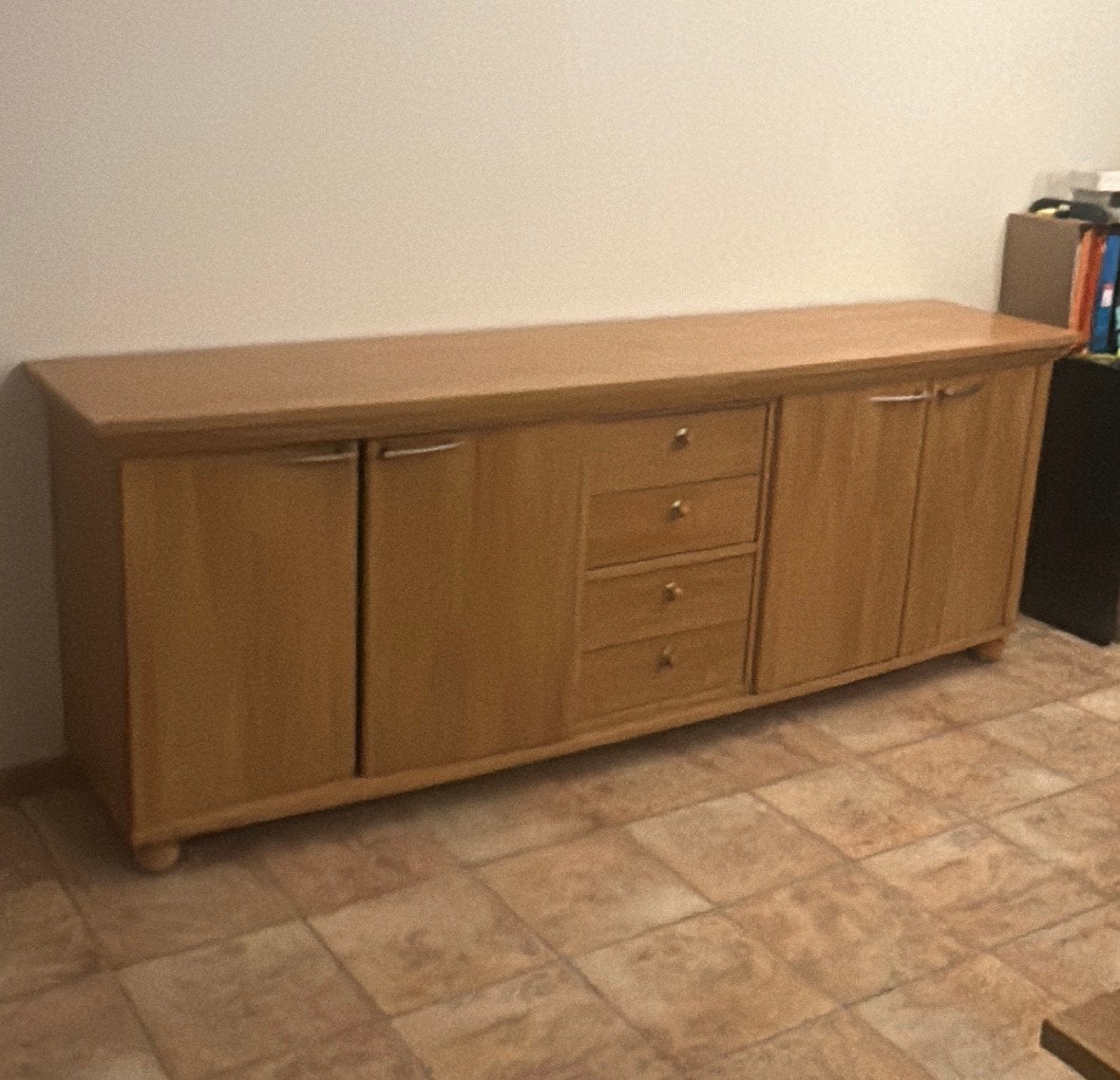 Commode, Maison & Meubles, 200 cm ou plus, Enlèvement, Utilisé, Avec tablette(s)