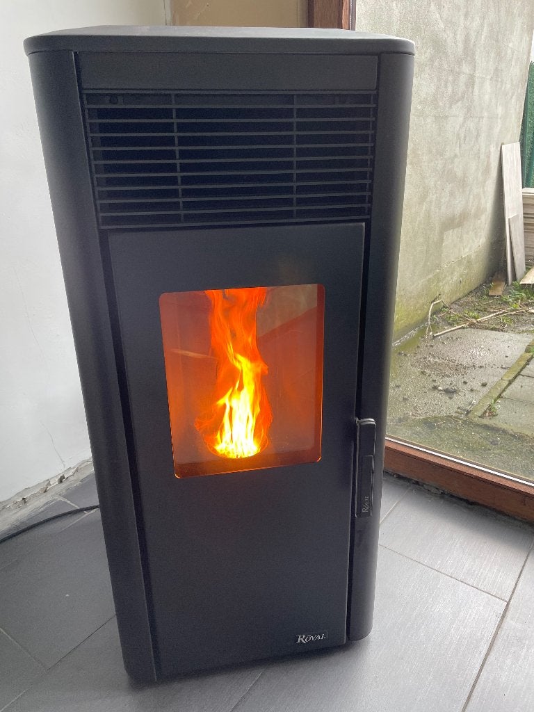 Pelletkachel met extra's, Huis en Inrichting, Kachels, Ophalen, Gebruikt, Elektrisch, Pelletkachel