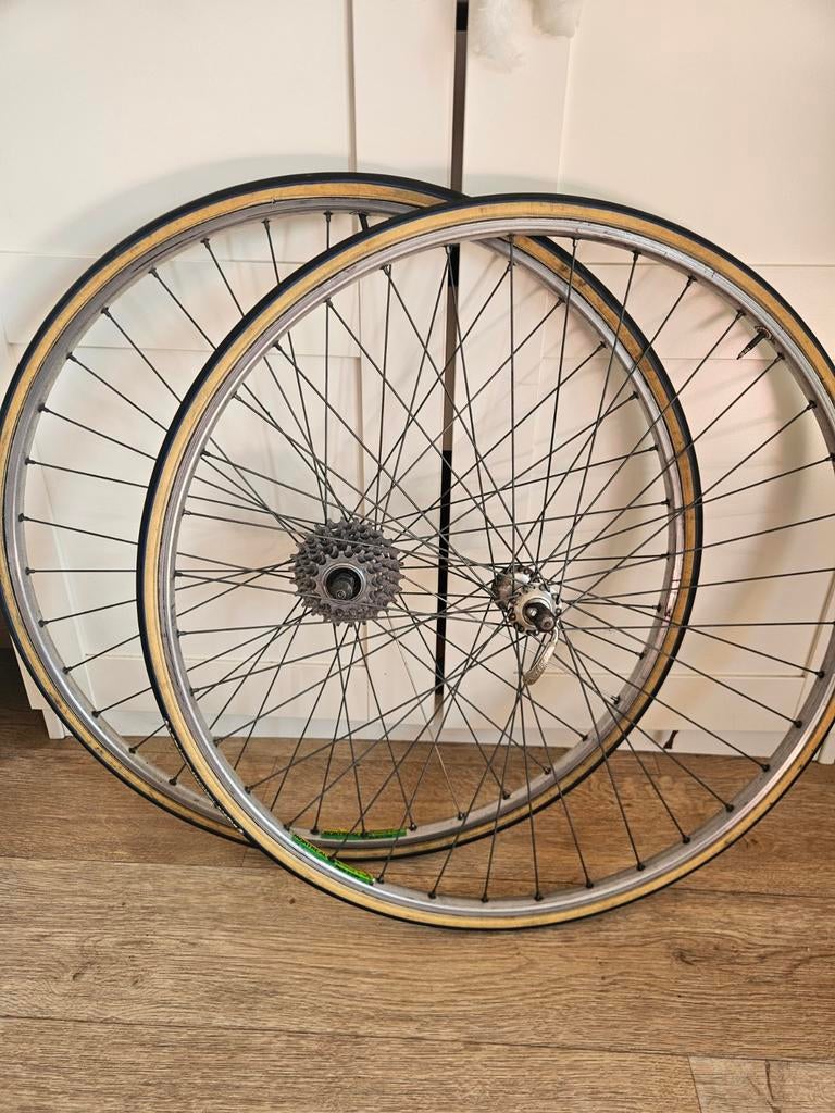 Retro wielset Ambrosio Montreal Medaille d’Or tube1980s, Fietsen en Brommers, Ophalen of Verzenden, Gebruikt, Wiel, Aluminium