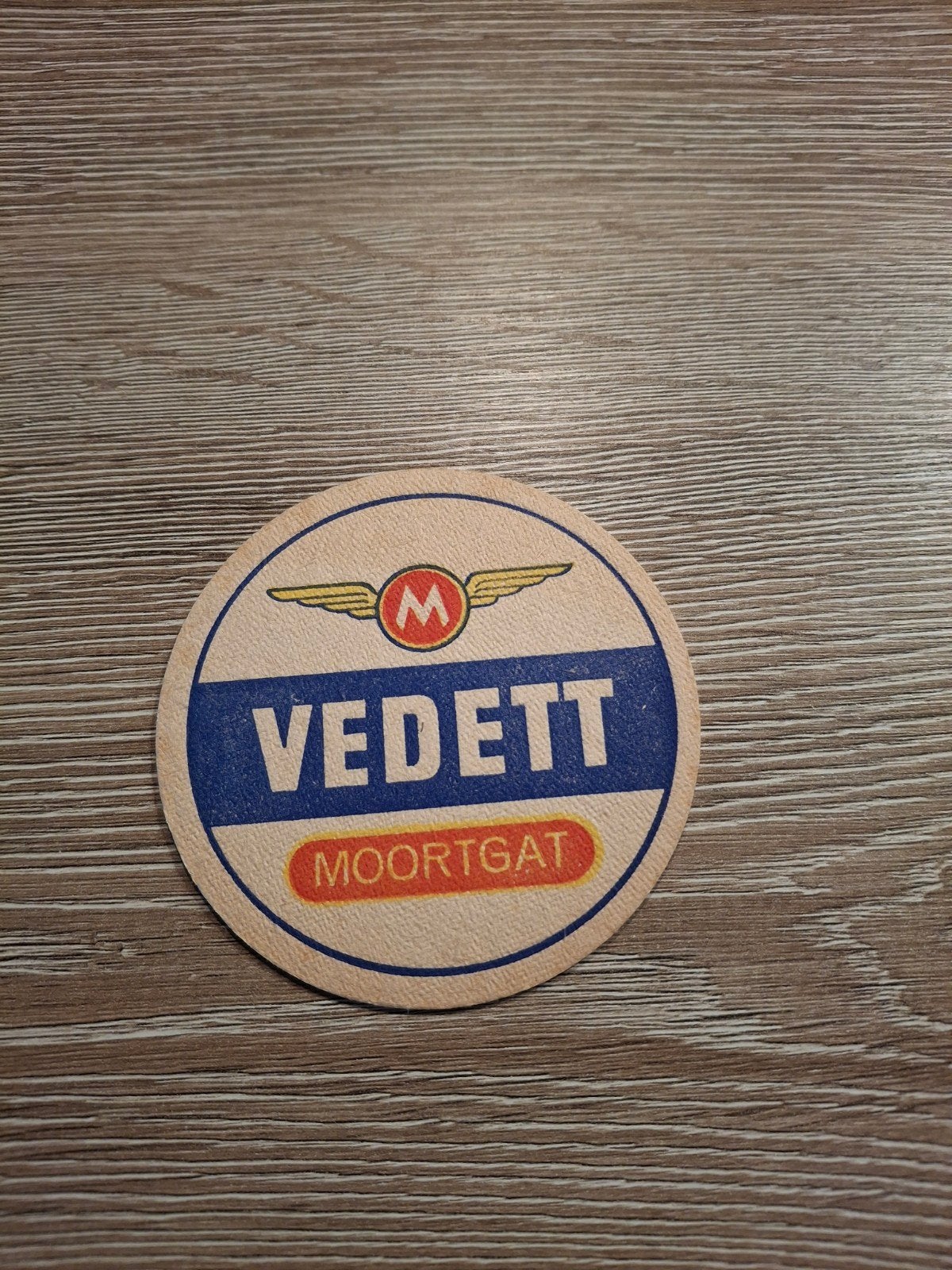 oud bierviltje vedett moortgat, Verzamelen, Ophalen of Verzenden