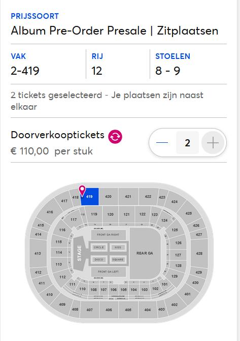 2 billets Harry Styles Together 22.5 à prix réduit, Tickets & Billets, Deux personnes, Mai