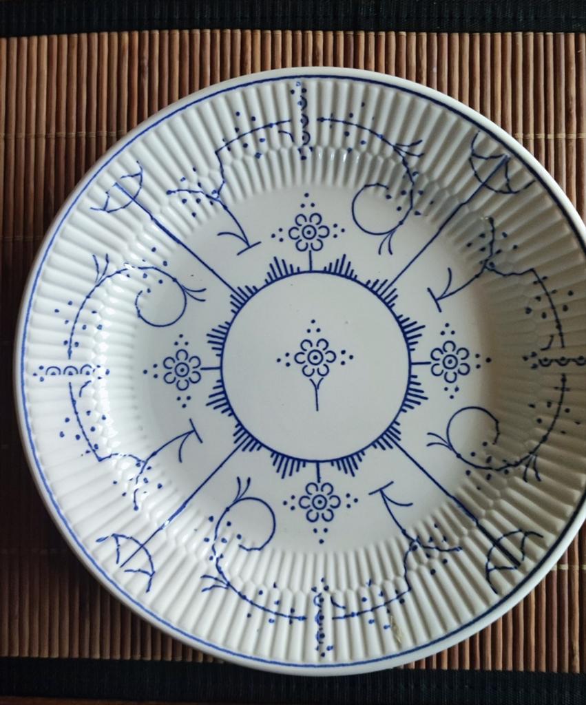 Assiettes plates Bosch Copenhagen, Antiquités & Art, Antiquités | Porcelaine, Enlèvement ou Envoi