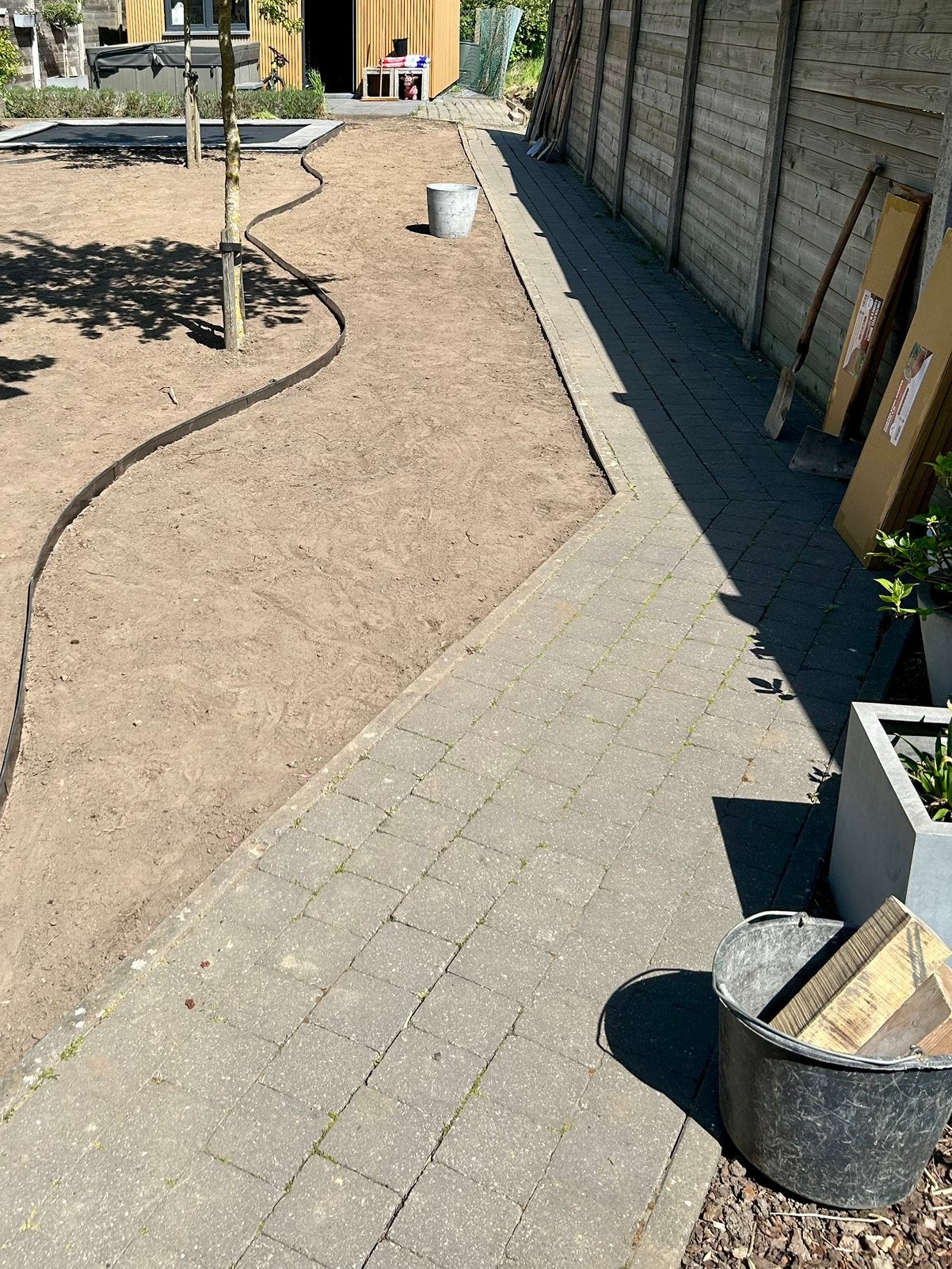 Klinkers. Grijs. 20m2., Tuin en Terras, Ophalen, Gebruikt, Klinkers