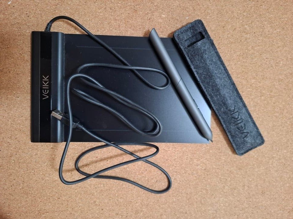 Veikk USB Drawing Tablet met pen, Informatique & Logiciels, Enlèvement ou Envoi, Comme neuf, Filaire
