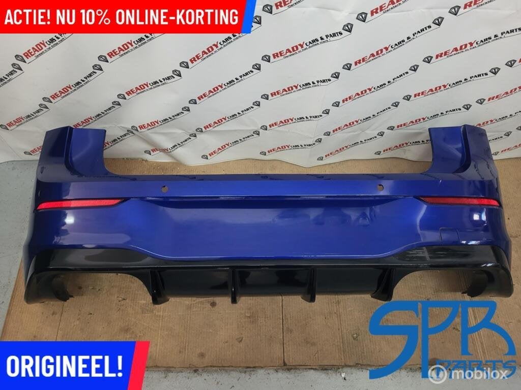 Achterbumper Golf 8 VIII R LD5K LAPIZ BLUE 6X PDC 5H6807421B, Gebruikt, Volkswagen, Ophalen of Verzenden, Achter