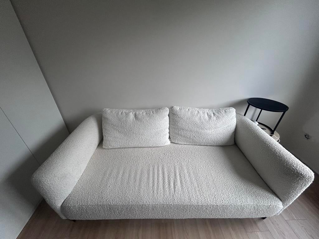 Zetel Juntoo modern wit, Maison & Meubles, Canapés | Sofas & Chaises Longues, 75 à 100 cm, 150 à 200 cm, Comme neuf, Enlèvement