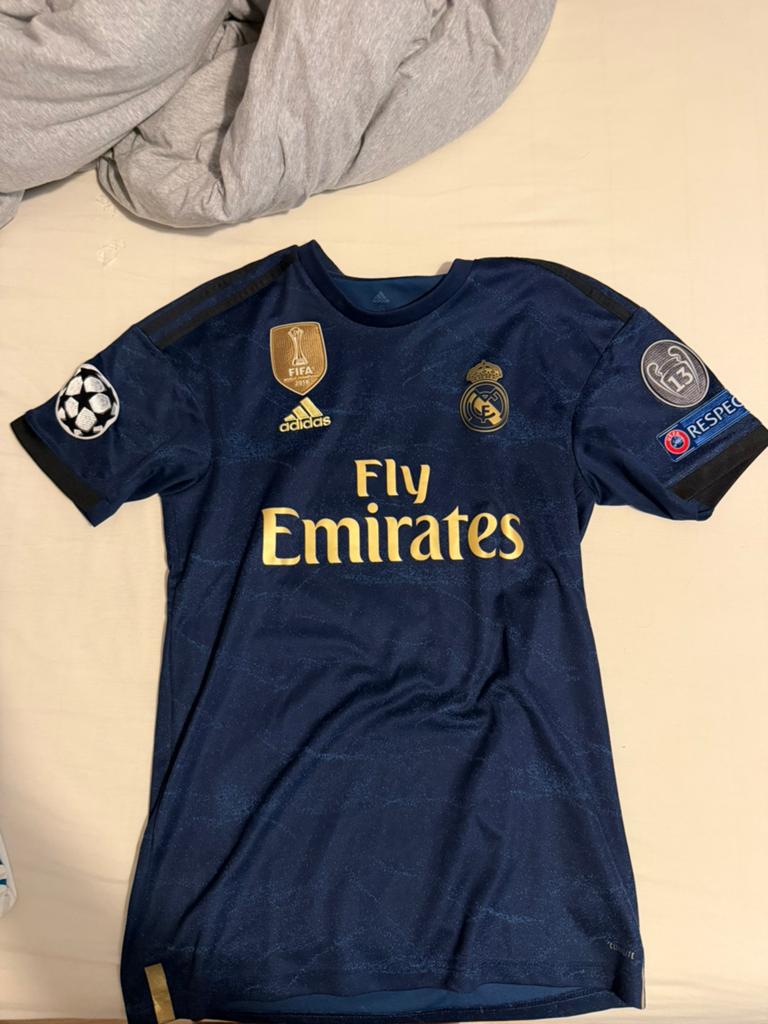Real Madrid Eden Hazard 2019 Shirt – Officieel Adidas, Football, Enlèvement ou Envoi, Comme neuf, Bleu