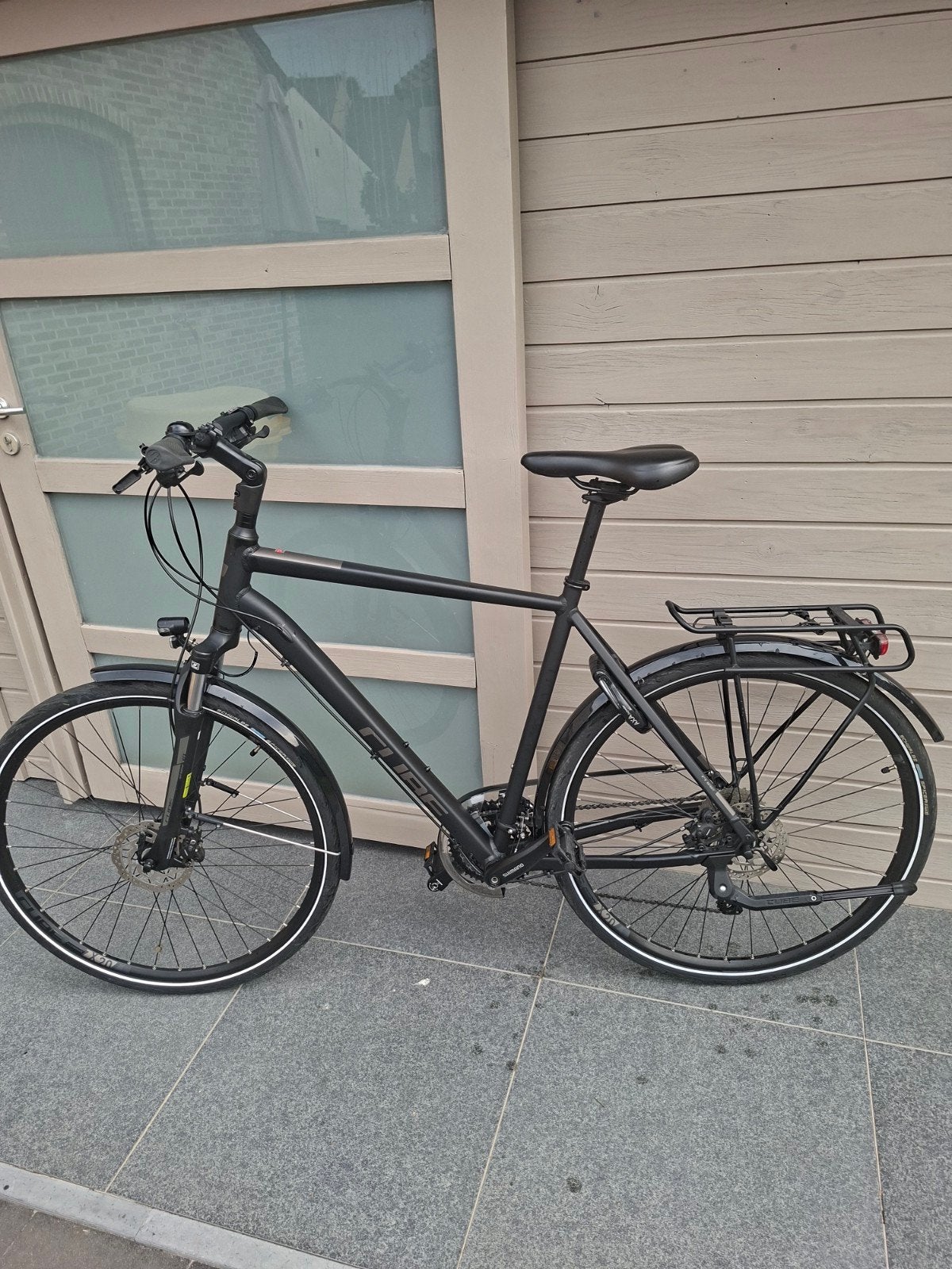 Heren fiets cube maat 58., Fietsen en Brommers, 28 inch, Vering, Zo goed als nieuw, 57 tot 61 cm