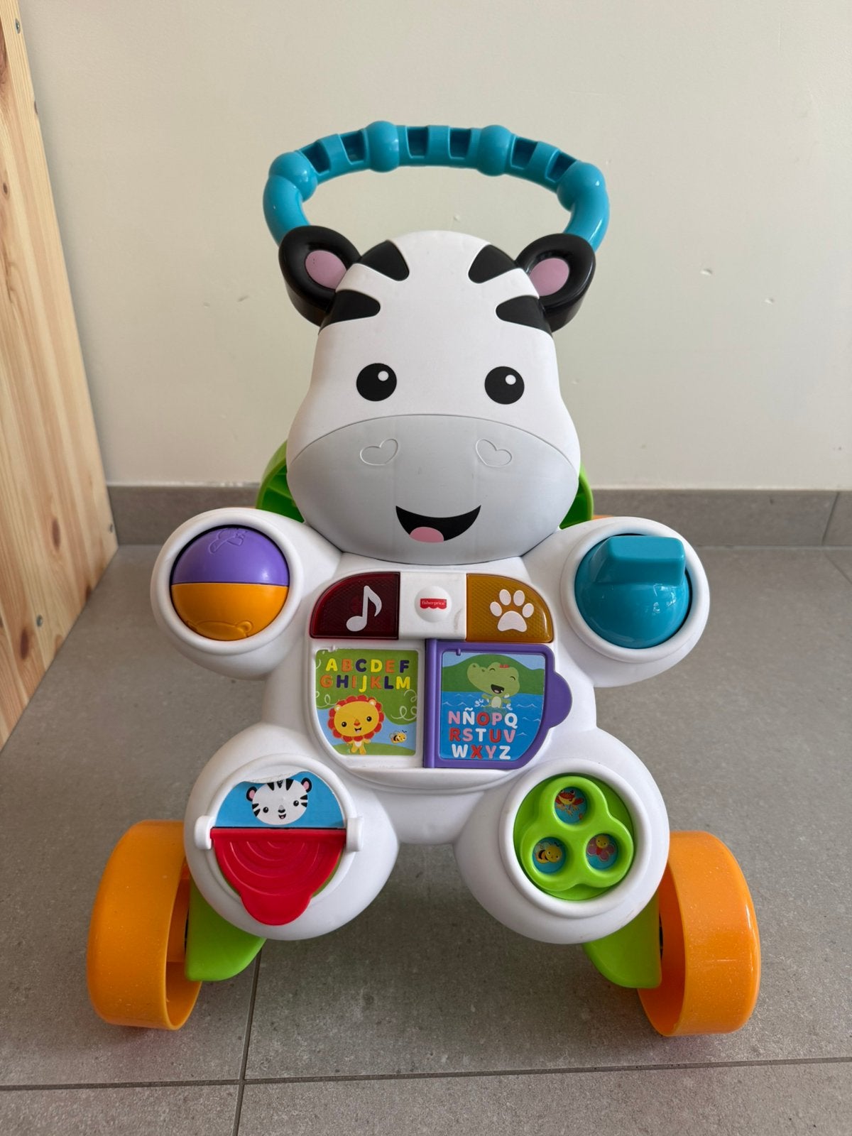 Loopwagen Fisher-Price Zebra, Ophalen, Zo goed als nieuw