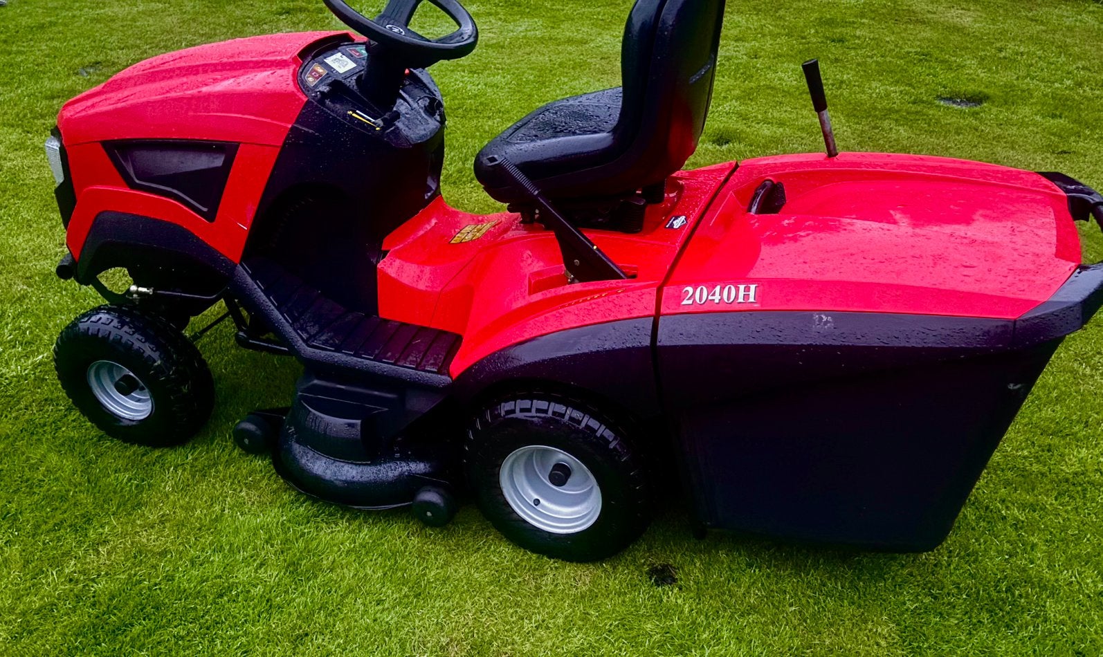 Zeer nette 20pk Castelgarden/Mountfield  RIJDT TRAAG, Jardin & Terrasse, Tondeuses autoportées, Comme neuf, Bac de ramassage, Enlèvement