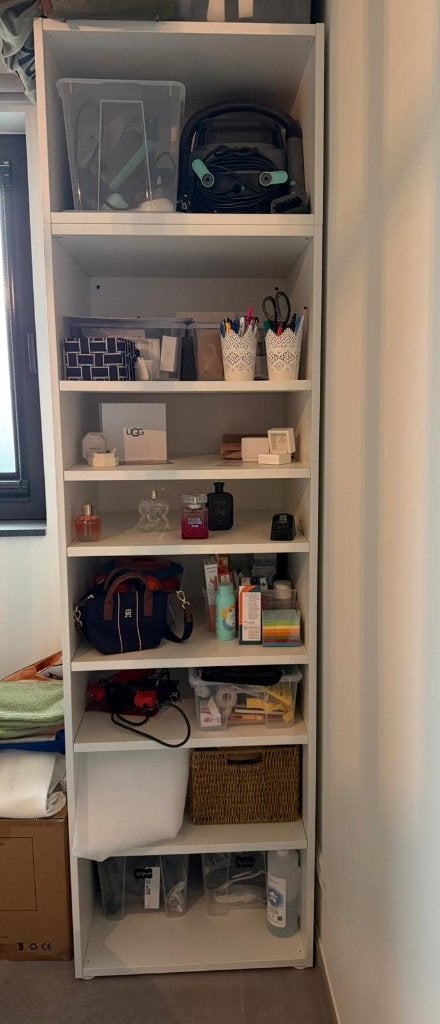 Ikea platsa kast met extra bovenstuk, Maison & Meubles, Enlèvement, Comme neuf, Avec tablette(s)