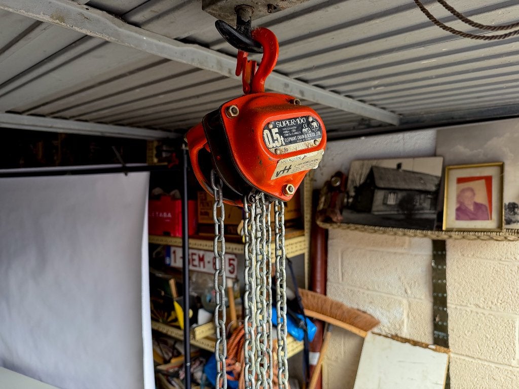 katrol tot 0,5 Ton, Doe-het-zelf en Bouw, Lieren en Takels, Ophalen, Gebruikt, Handmatig