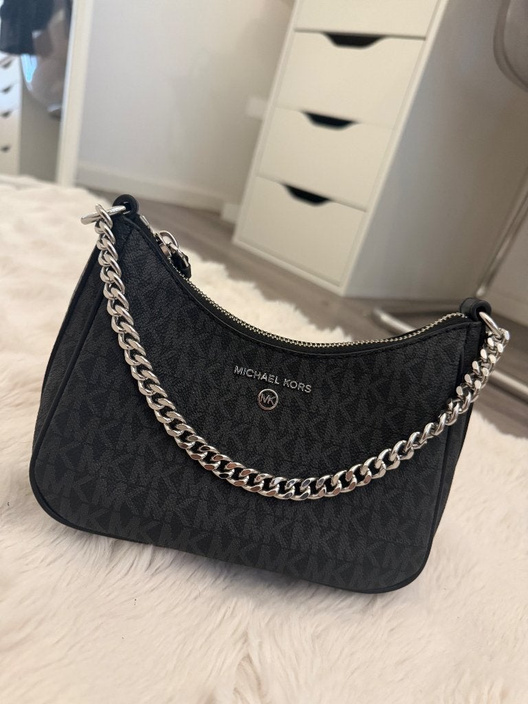 Michael Kors Jet Set Bag, Handtassen en Accessoires, Tassen | Damestassen, Nieuw, Avondtasje, Grijs, Ophalen