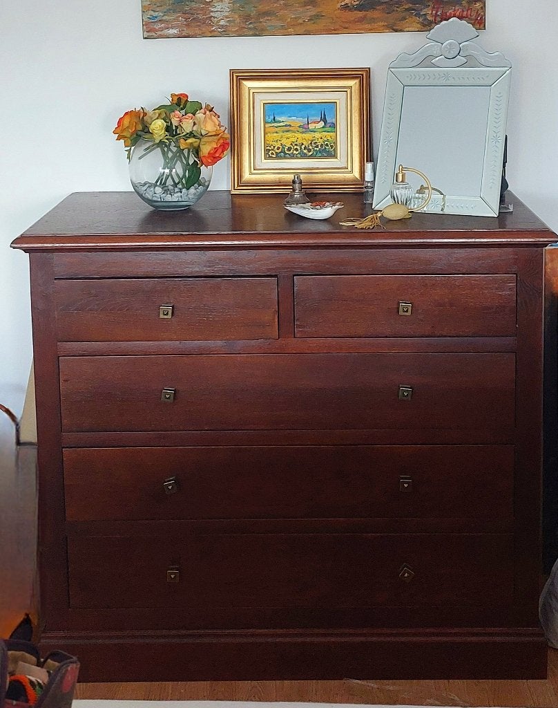 Commode bois massif, Maison & Meubles, 25 à 50 cm, 5 tiroirs ou plus, Moins de 100 cm, Comme neuf