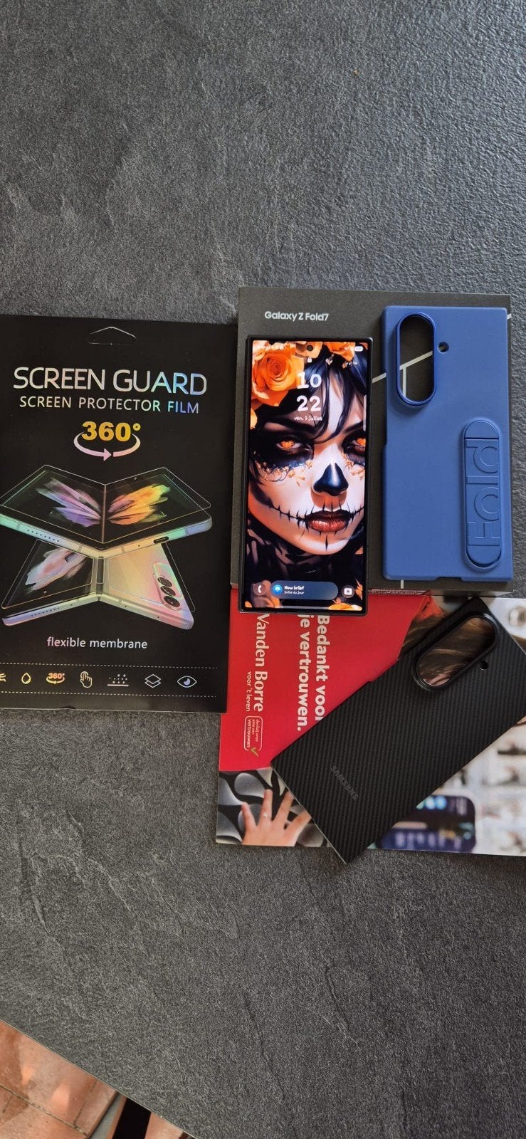 Samsung zfold 7 256 Go black, Télécoms, Téléphonie mobile | Samsung, Galaxy Z Fold, Sans abonnement, Bleu, Enlèvement