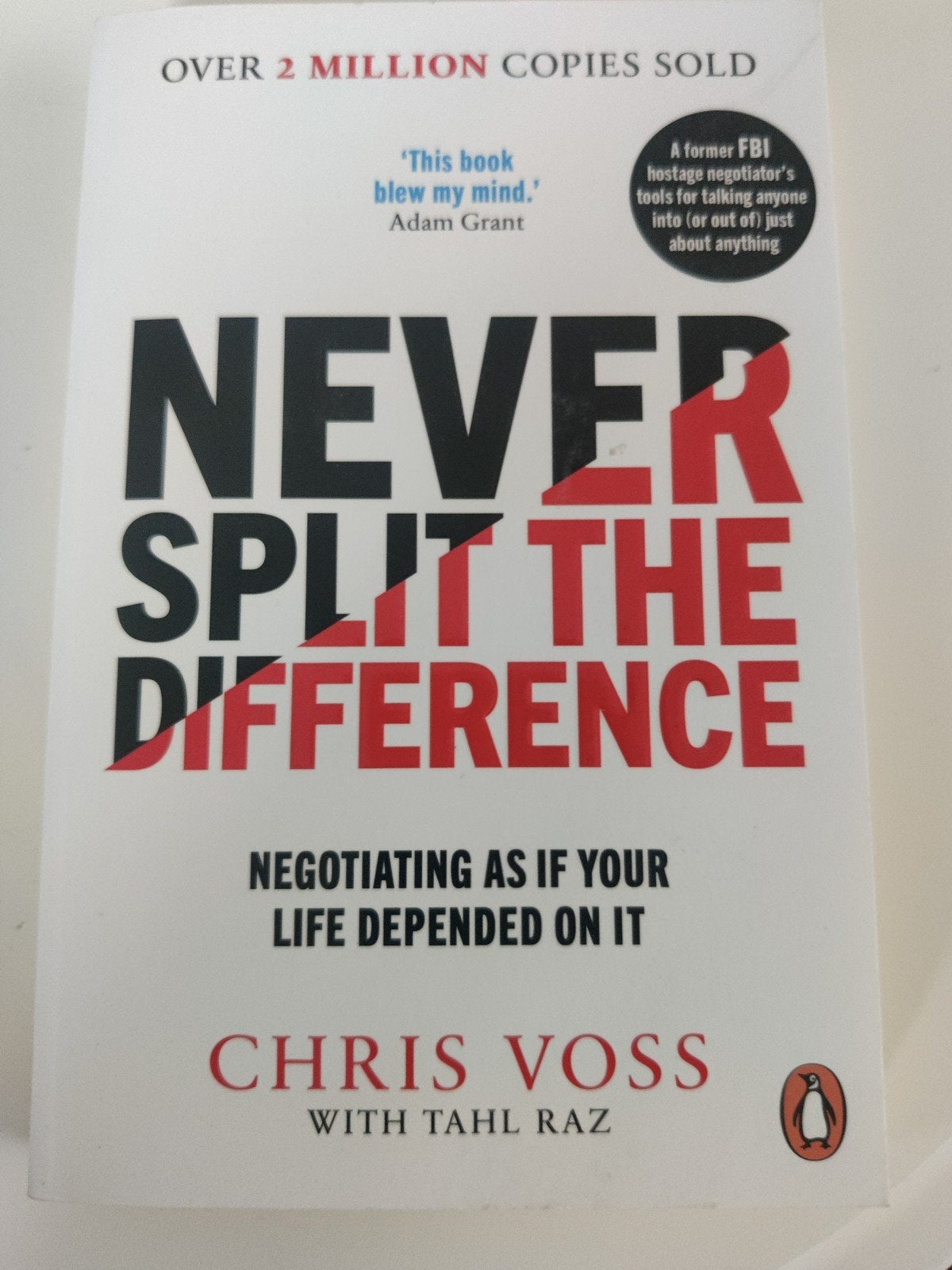 Never split the difference, Livres, Conseil, Aide & Formation, Enlèvement ou Envoi