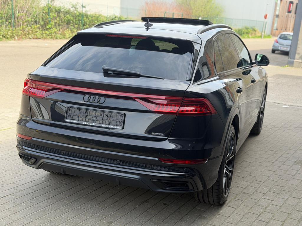AUDI Q8 50TDi 3X S-LINE PANO DAK LEER CAMERA NAVIGATIE FULL, Auto's, Audi, Automaat, Testrit aan huis, 2000 kg, Q8