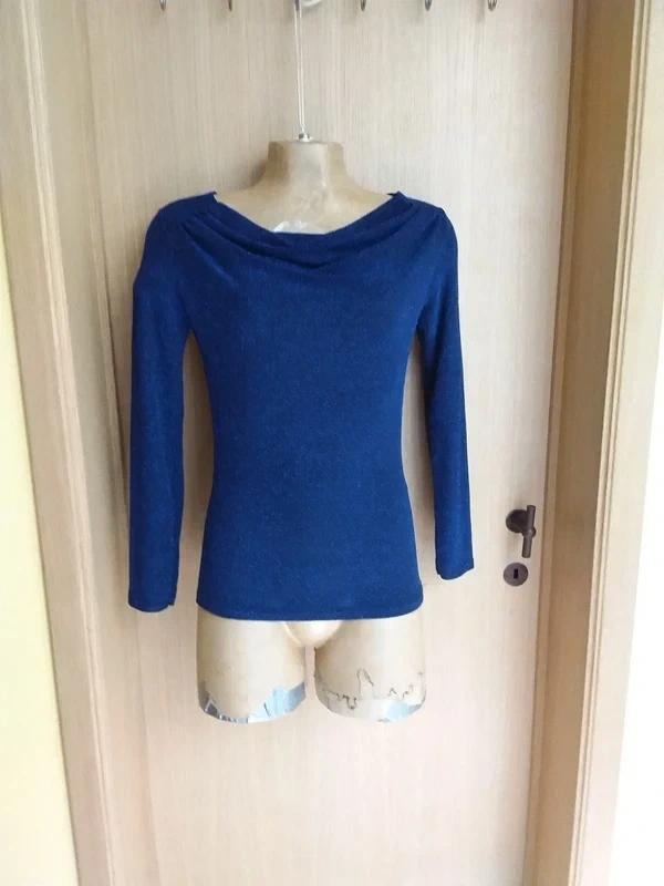 Middernachtblauwe feestblouse voor dames — maat 38 (M), Kleding | Dames, Maat 38/40 (M), Ophalen of Verzenden, Gedragen, Sans marque