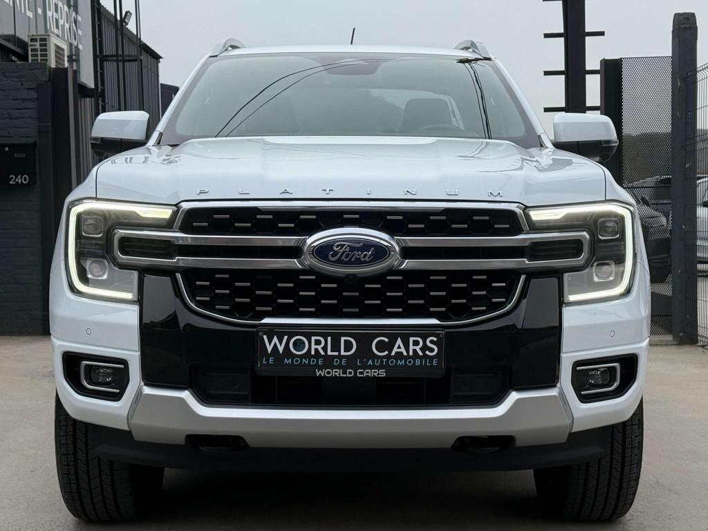 Ford Ranger 3.0 V6 4WD PLATINUM TVAC*BTWIN DISTRO CAM360 FUL, Cuir, Achat, Entreprise, Noir