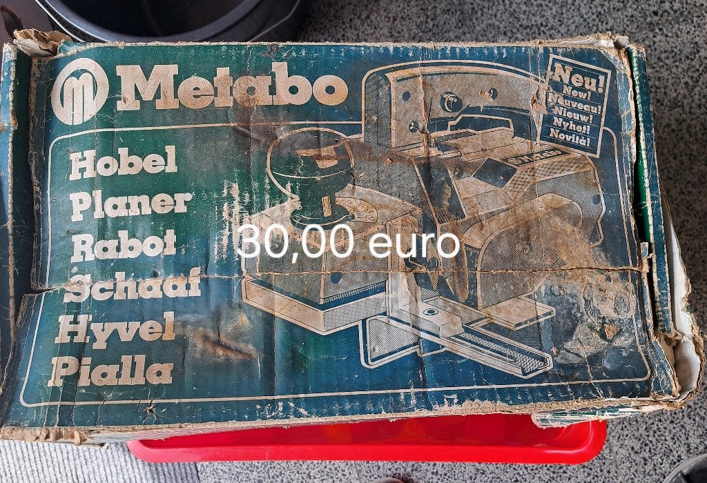 Elektrische schaaf metabo, Ophalen of Verzenden, Gebruikt