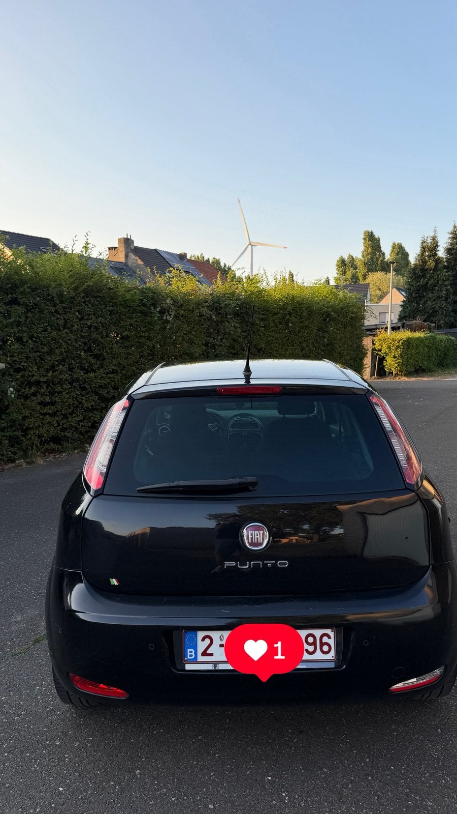 Fiat Punto 2014 Benzine/ Euro-6B, Auto's, Euro 6, 4 cilinders, Zwart, Handgeschakeld