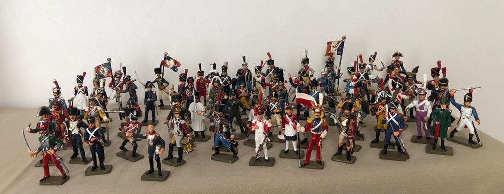 77 figurines Starlux 1er Empire ? Napoléon, Enlèvement ou Envoi, Comme neuf
