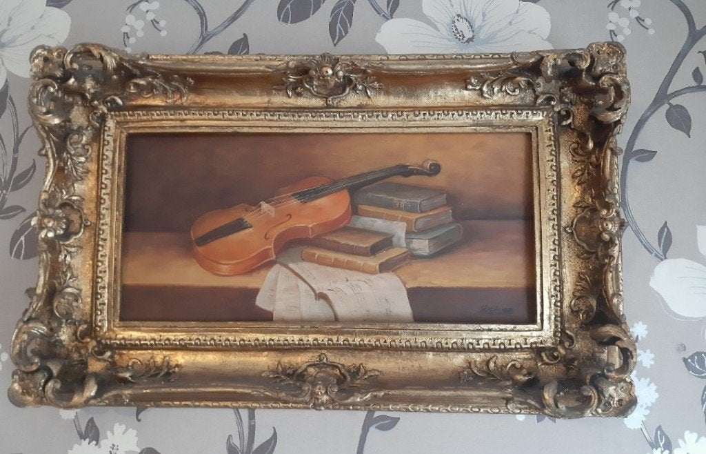 olieverfschilderij, Antiek en Kunst, Ophalen, Schilderij