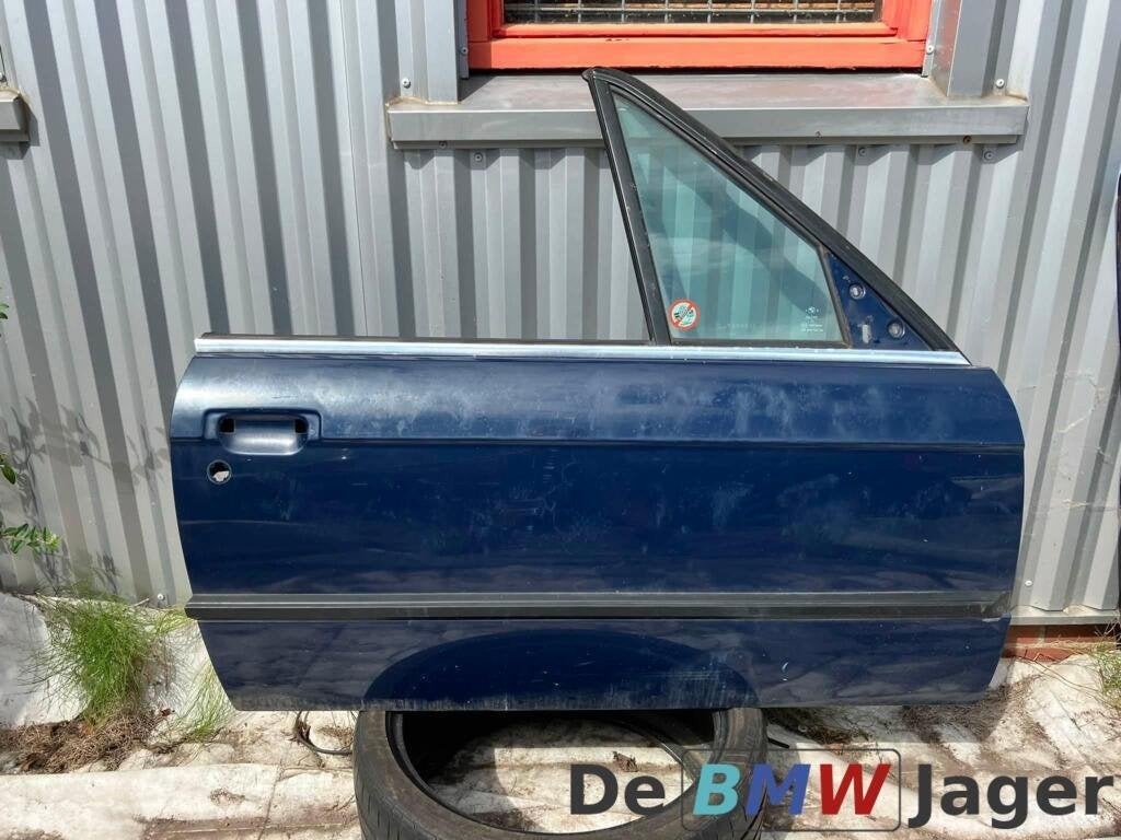 Portier rechtsvoor blauw BMW 3-serie Cabrio E30 41511959002, Gebruikt, Deur, Ophalen of Verzenden, BMW