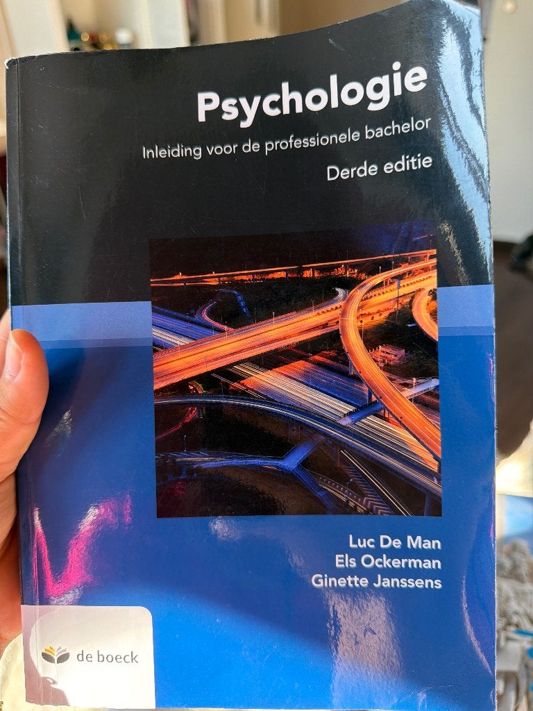 Boek psychologie inleiding voor de professionele bachelor, Boeken, Ophalen of Verzenden, Zo goed als nieuw, Overige onderwerpen