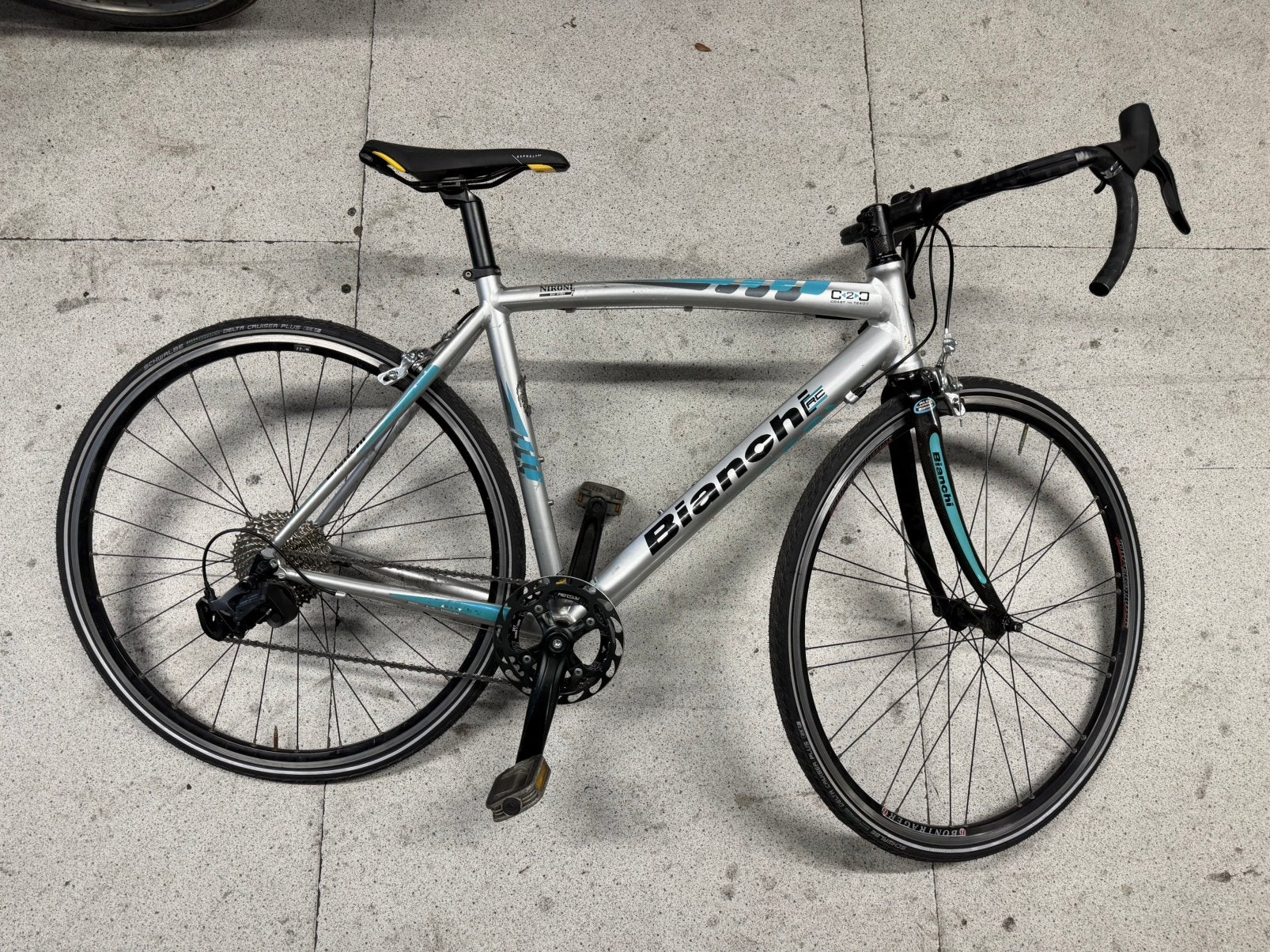 Vélo de route Bianchi Small 1x10 vitesses, Vélos & Vélomoteurs, Vélos | Vélos de course, Comme neuf, Enlèvement