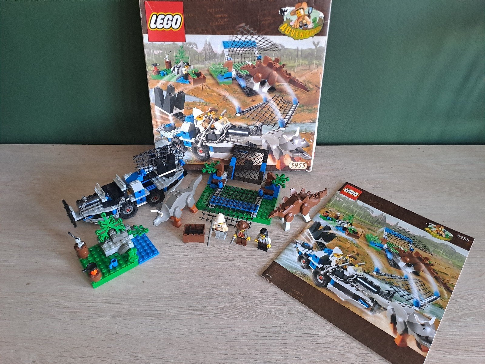 vintage Lego 2000 Adventures 5955 All Terrain Trapper, Ophalen, Compleet, Lego