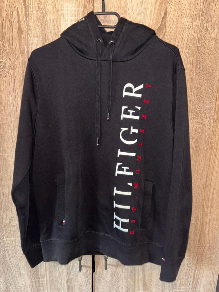 Pull tommy hilfinger, Ophalen of Verzenden, Zo goed als nieuw, Maat 48/50 (M), Zwart