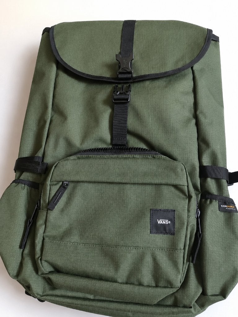Sac à dos Vans Vans Cordura — vert olive, Neuf, Autres marques, Enlèvement ou Envoi, 40 cm ou plus