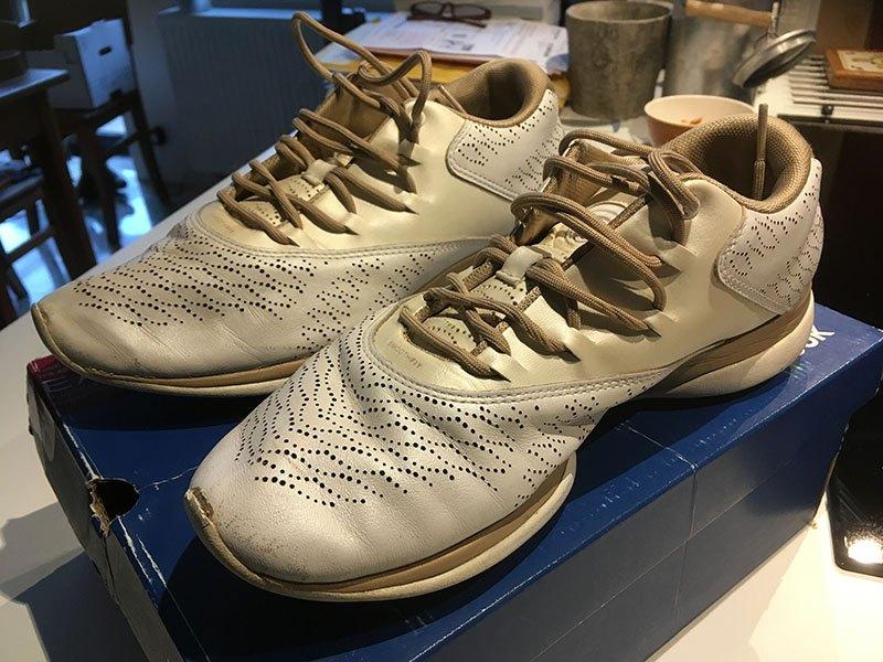 Sneakers van ecru en brons Reebok - 39, Wit, Ophalen of Verzenden, Reebok, Sneakers