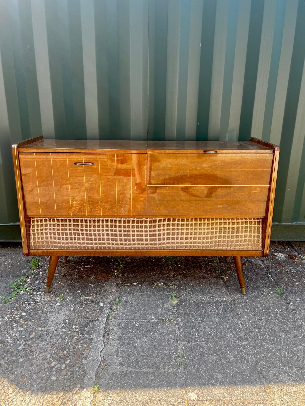 Vintage Loewe Opta 2924T Muziekmeubel/platenspeler/radio, Ophalen, Zo goed als nieuw