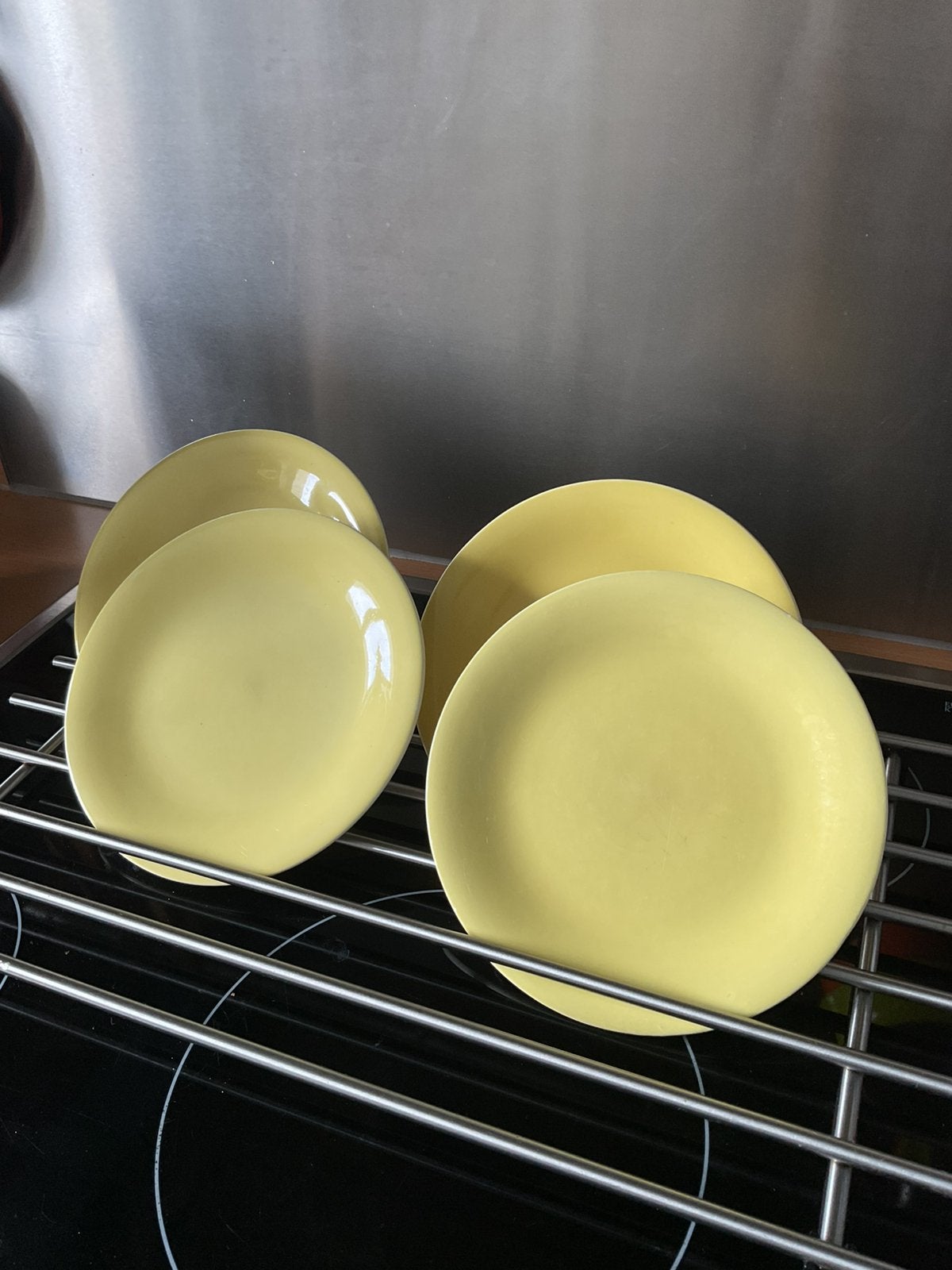 Vaisselle Boch freres assiettes a dessert pastel lot de 4, Enlèvement